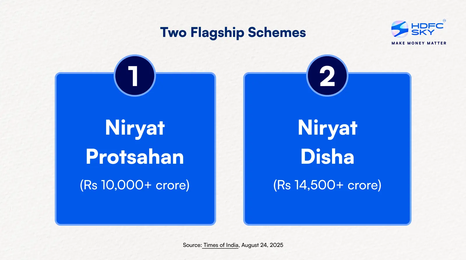Two Flagship Schemes