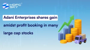 Adani Enterprises shares gain amidst profit booking in many large cap stocks