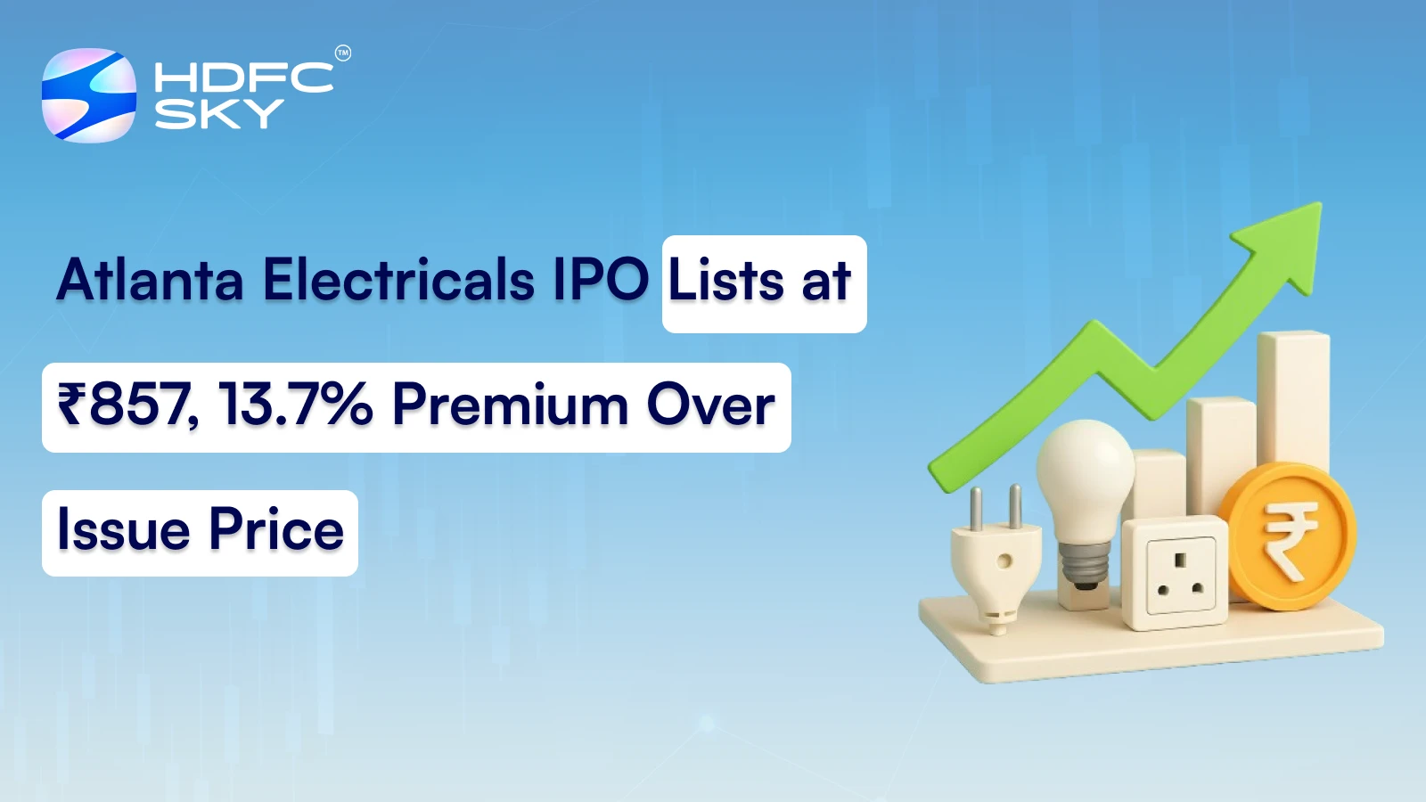 Atlanta Electricals IPO Lists at ₹857, 13.7% Premium Over Issue Price