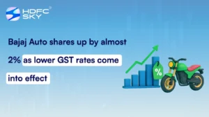 Bajaj Auto shares up by almost 2% as lower GST rates come into effect