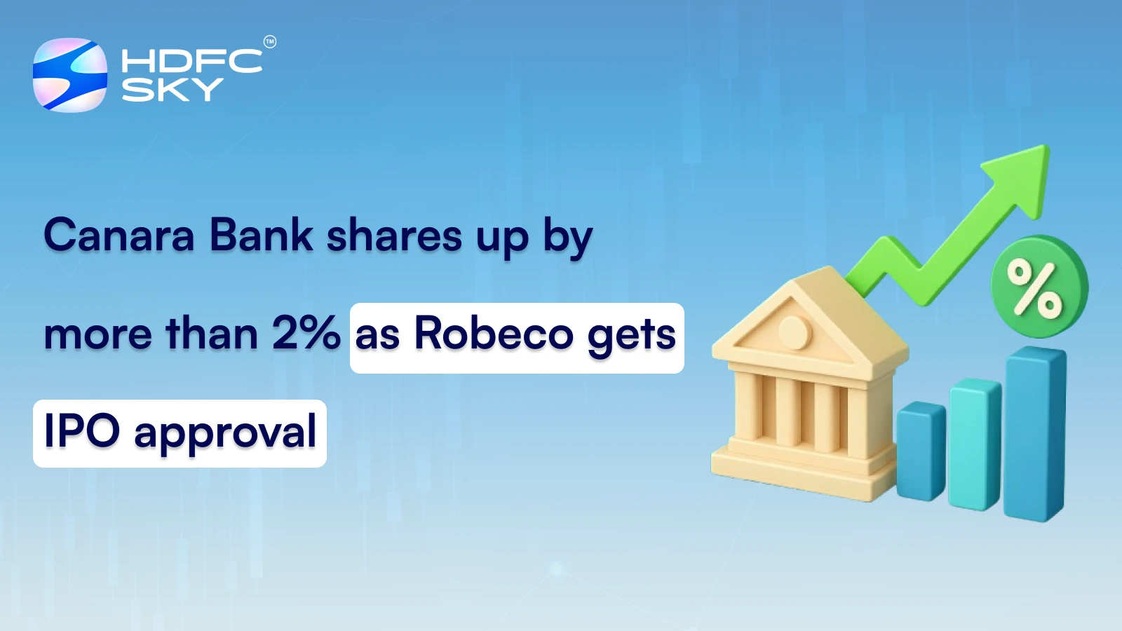 Canara Bank shares up by more than 2% as Robeco gets IPO approval