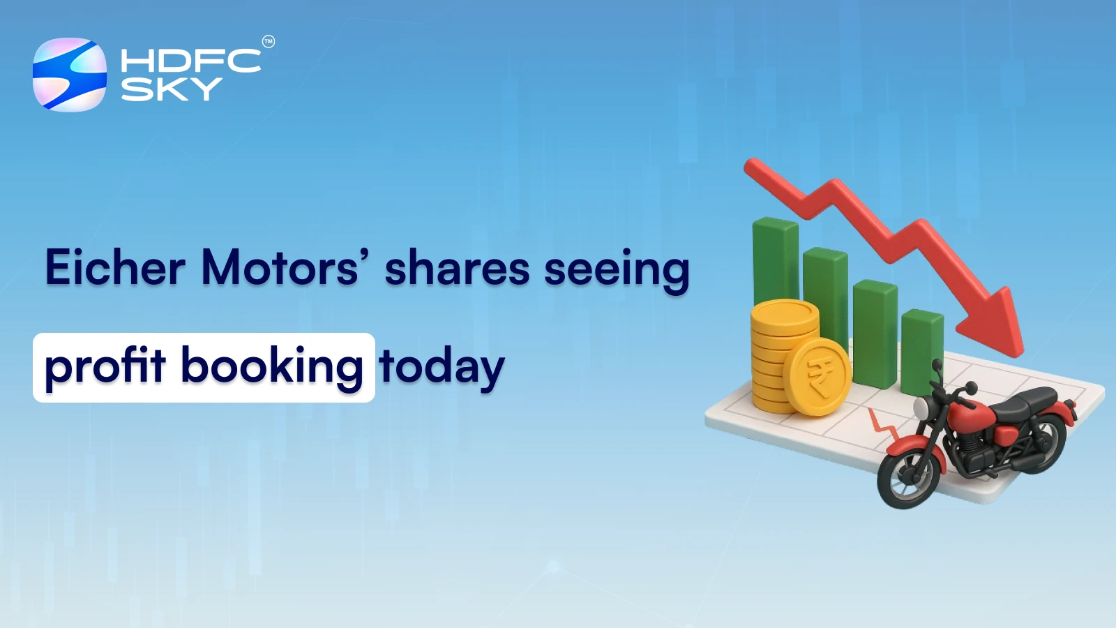 Eicher Motors’ shares seeing profit booking today