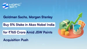 Goldman Sachs, Morgan Stanley Buy 5% Stake in Akzo Nobel India for ₹765 Crore Amid JSW Paints Acquisition Push