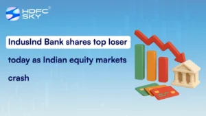IndusInd Bank shares top loser today as Indian equity markets crash