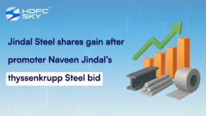 Jindal Steel shares gain after promoter Naveen Jindal’s thyssenkrupp Steel bid