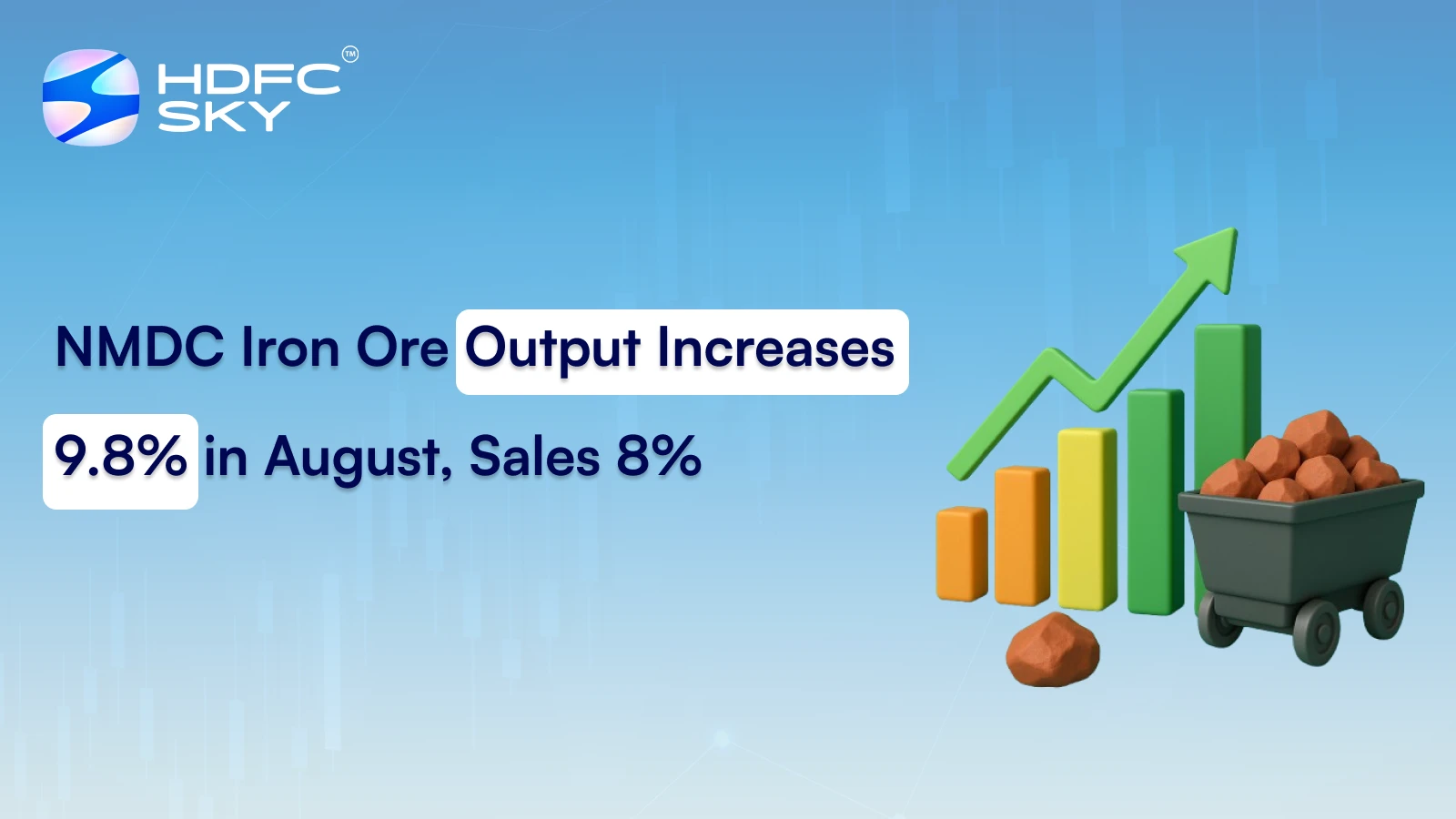 NMDC Iron Ore Output Increases 9.8% in August, Sales 8%
