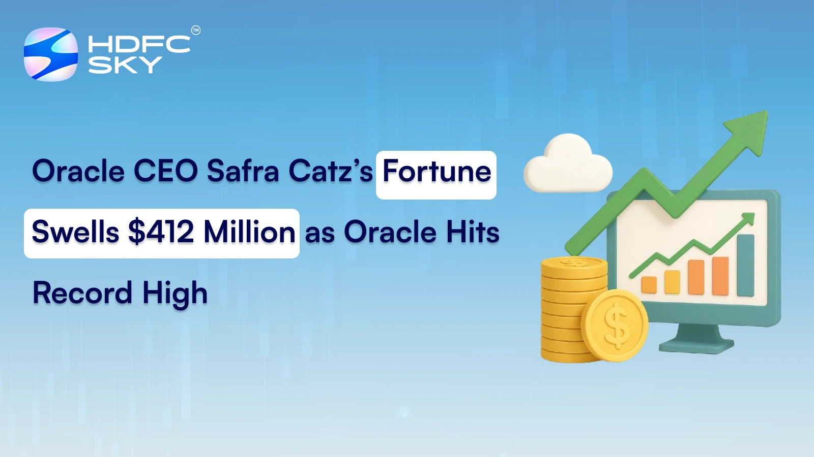 Oracle CEO Safra Catz’s Fortune Swells $412 Million as Oracle Hits Record High