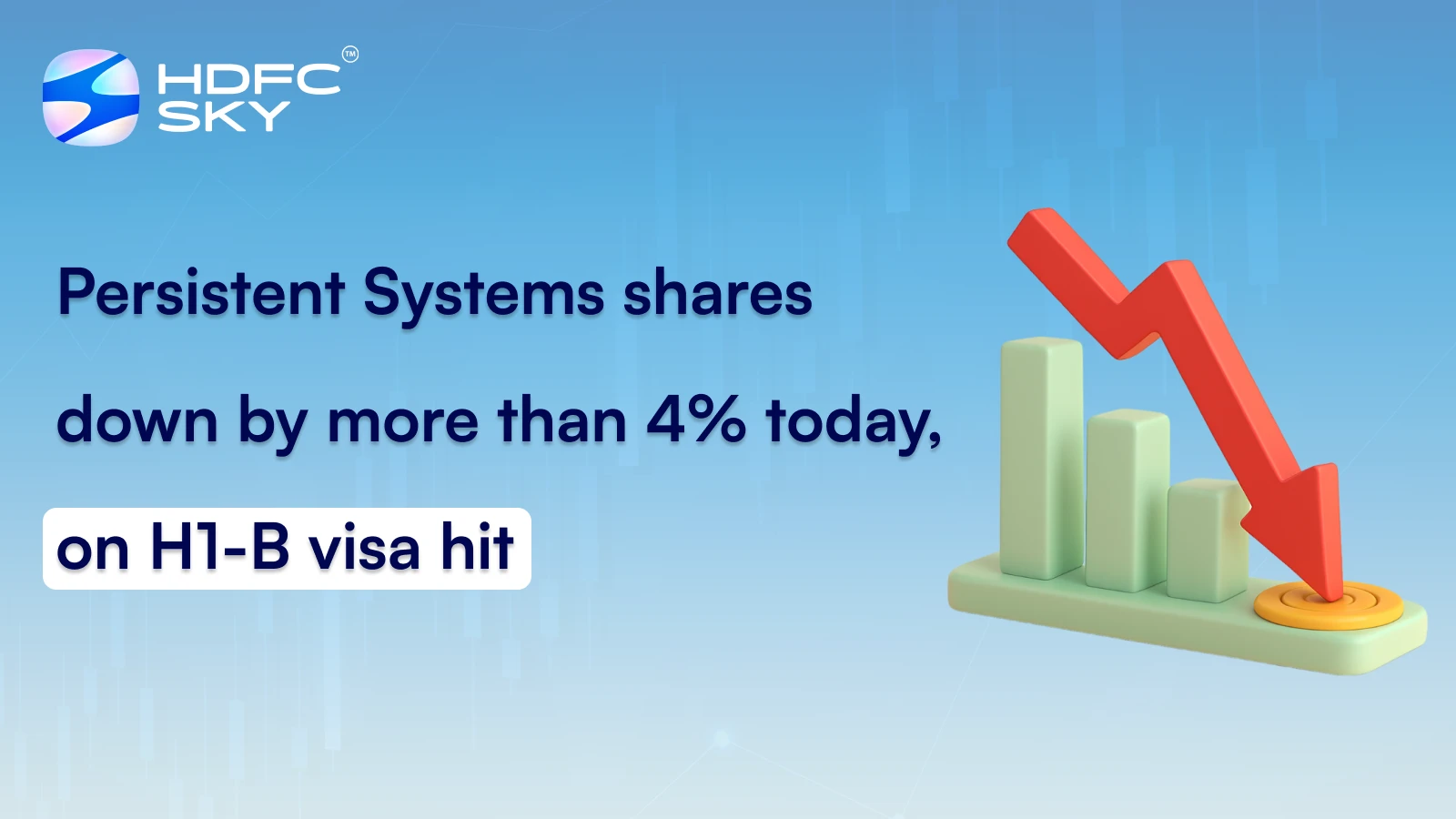Persistent Systems shares down by more than 4% today, on H1-B visa hit
