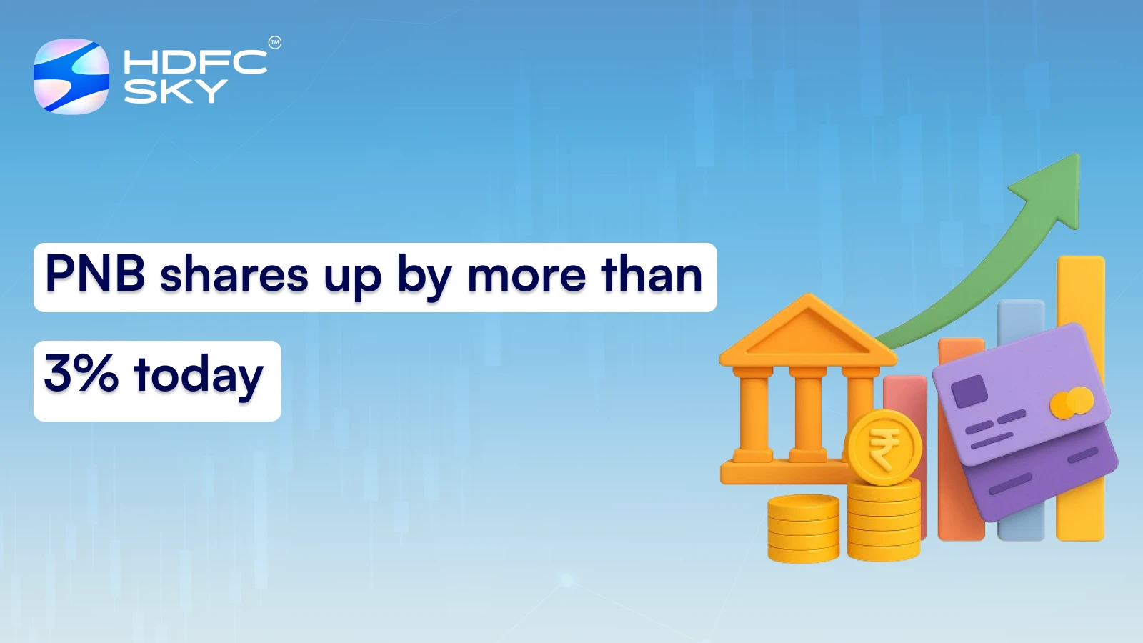 PNB shares up by more than 3% today