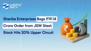 Sharika Enterprises Bags ₹19.14 Crore Order from JSW Steel; Stock Hits 20% Upper Circuit