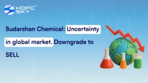 Sudarshan Chemical: Uncertainty in global market. Downgrade to SELL