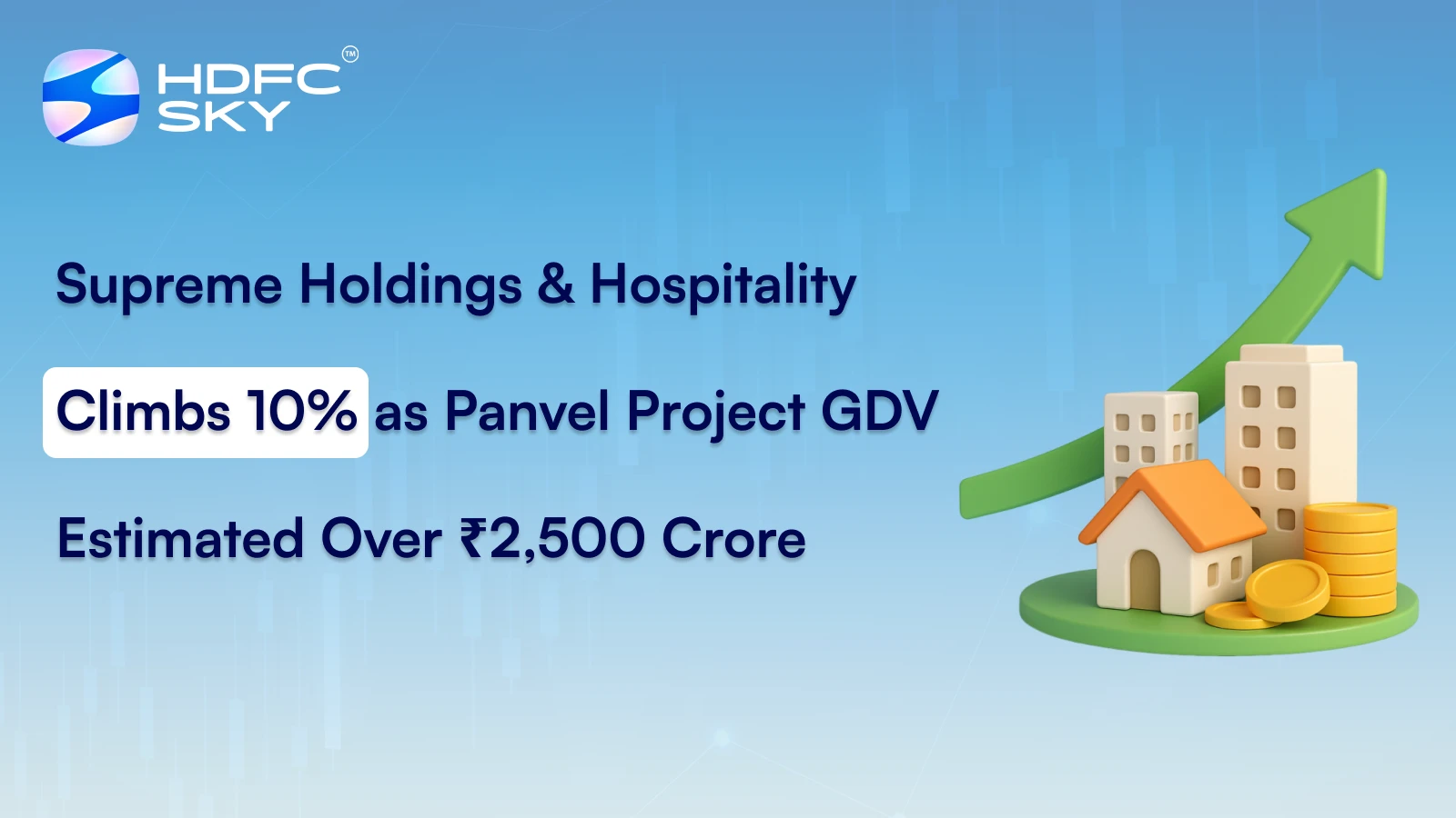 Supreme Holdings & Hospitality Climbs 10% as Panvel Project GDV Estimated Over ₹2,500 Crore