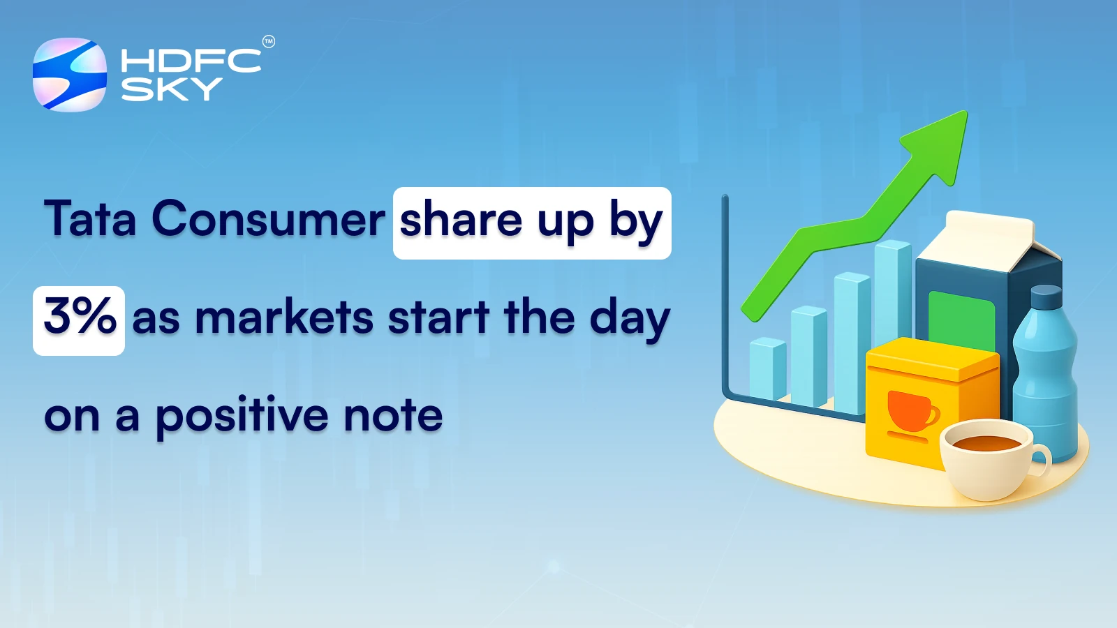 Tata Consumer share up by 3% as markets start the day on a positive note