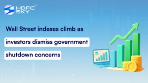 Wall Street indexes climb as investors dismiss government shutdown concerns