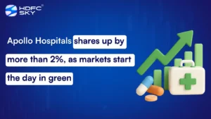 Apollo Hospitals shares up by more than 2%, as markets start the day in green