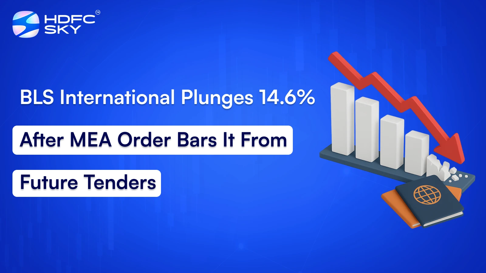BLS International Plunges 14.6% After MEA Order Bars It From Future Tenders