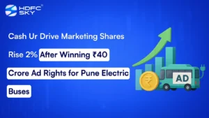 Cash Ur Drive Marketing Shares Rise 2% After Winning ₹40 Crore Ad Rights for Pune Electric Buses