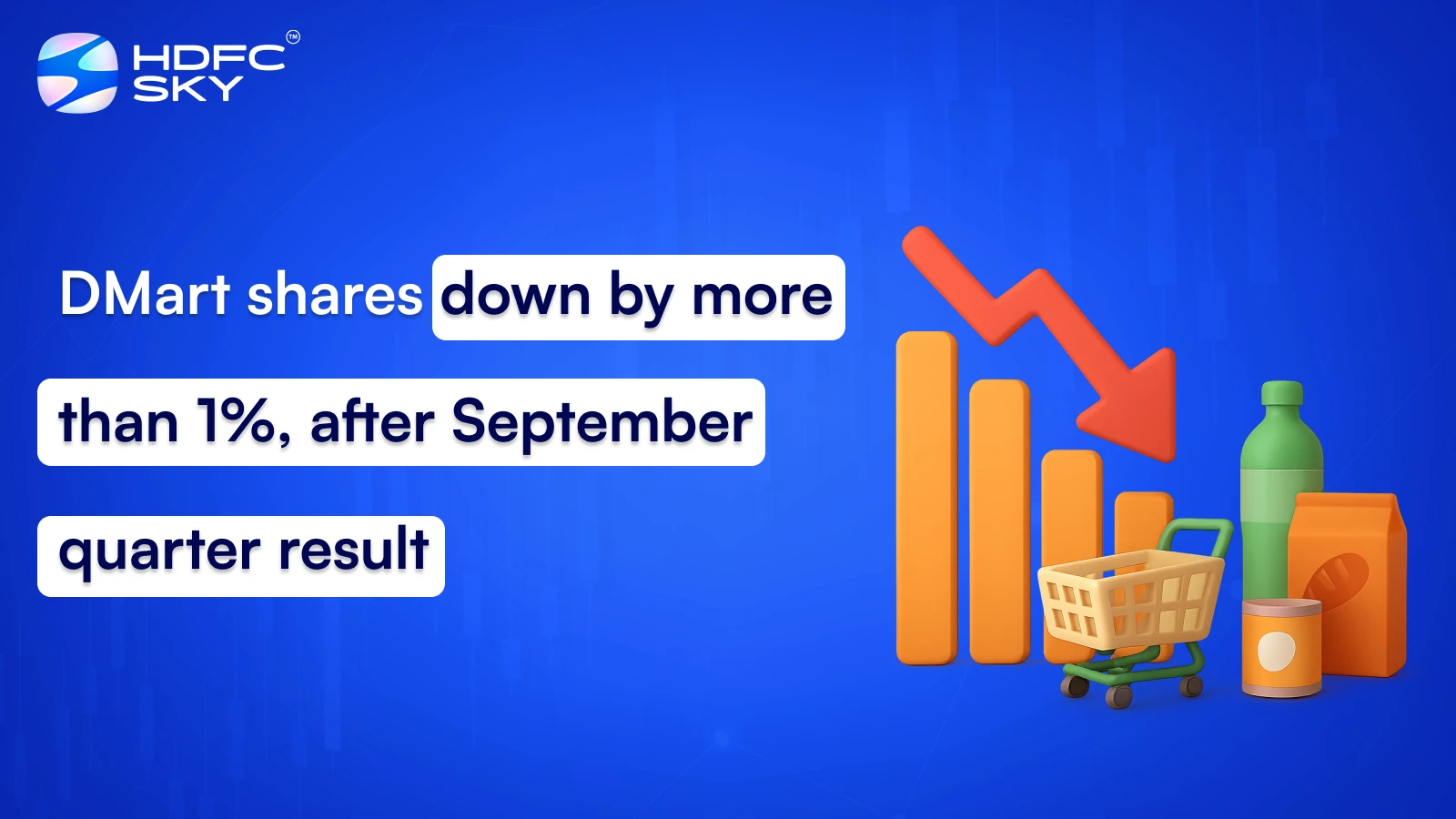 DMart shares down by more than 1%, after September quarter result