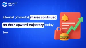 Eternal (Zomato) shares continued on their upward trajectory today too