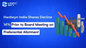 Hardwyn India Shares Decline 14% Prior to Board Meeting on Preferential Allotment