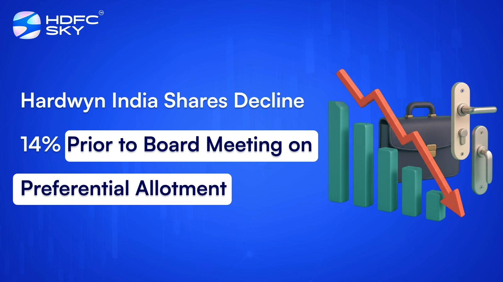 Hardwyn India Shares Decline 14% Prior to Board Meeting on Preferential Allotment