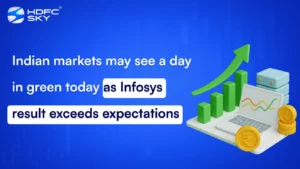 Indian markets may see a day in green today as Infosys result exceeds expectations