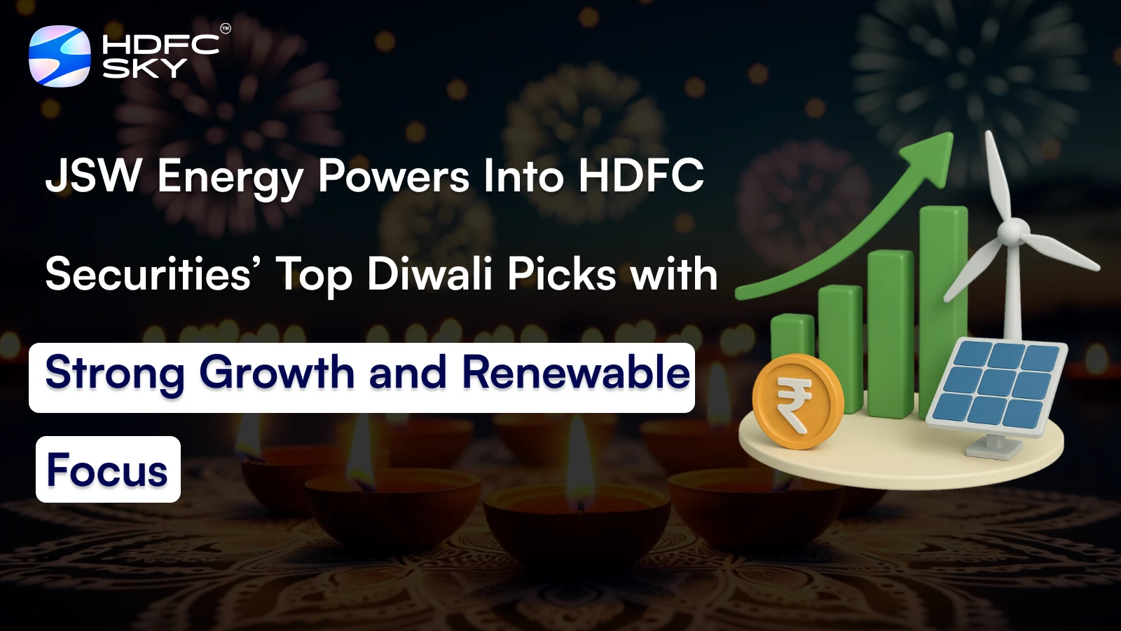 JSW Energy Powers Into HDFC Securities’ Top Diwali Picks with Strong Growth and Renewable Focus
