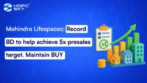 Mahindra Lifespaces: Record BD to help achieve 5x presales target. Maintain BUY