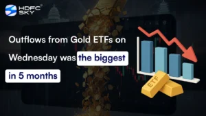 Outflows from Gold ETFs on Wednesday was the biggest in 5 months