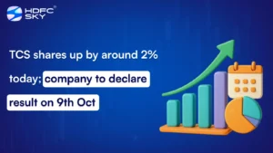 TCS shares up by around 2% today; company to declare result on 9th Oct