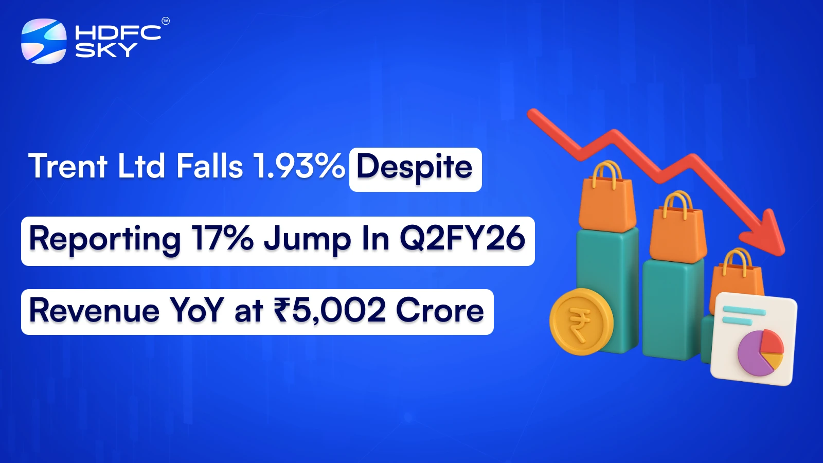 Trent Ltd Falls 1.93% Despite Reporting 17% Jump In Q2FY26 Revenue YoY at ₹5,002 Crore