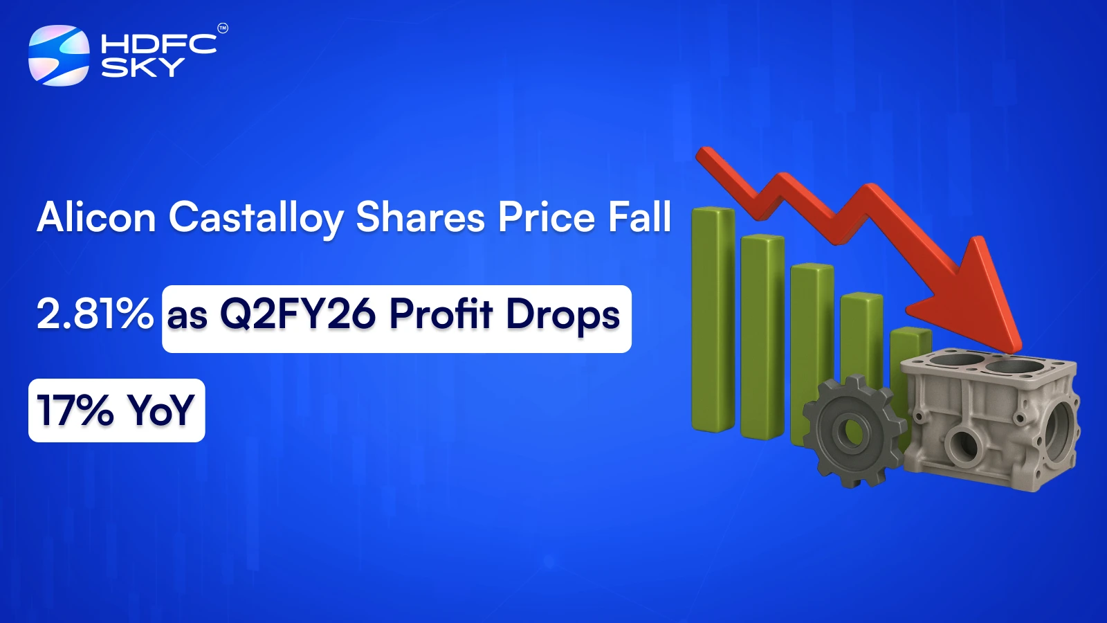 Alicon Castalloy Shares Price Fall 2.81% as Q2FY26 Profit Drops 17% YoY