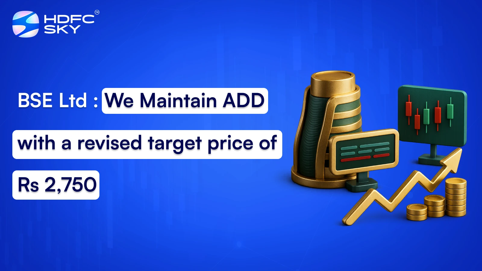 BSE Ltd : We Maintain ADD with a revised target price of Rs 2,750