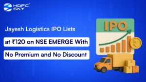Jayesh Logistics IPO Lists at ₹120 on NSE EMERGE With No Premium and No Discount