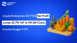 Lloyds Enterprises Q2 FY26 Net Profit Jumps 52.7% YoY to ₹61.84 Crore; Income Surges 9.2%