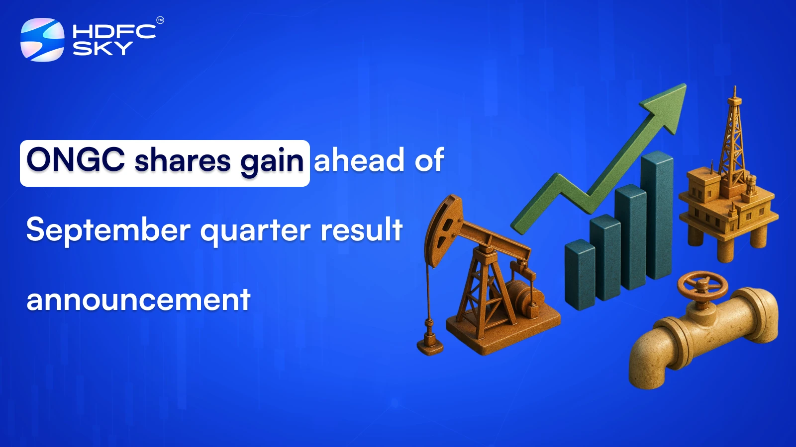 ONGC shares gain ahead of September quarter result announcement