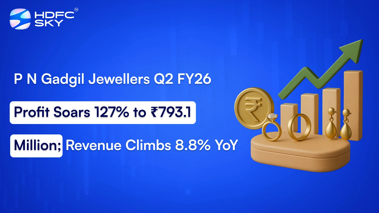P N Gadgil Jewellers Q2 FY26 Profit Soars 127% to ₹793.1 Million; Revenue Climbs 8.8% YoY
