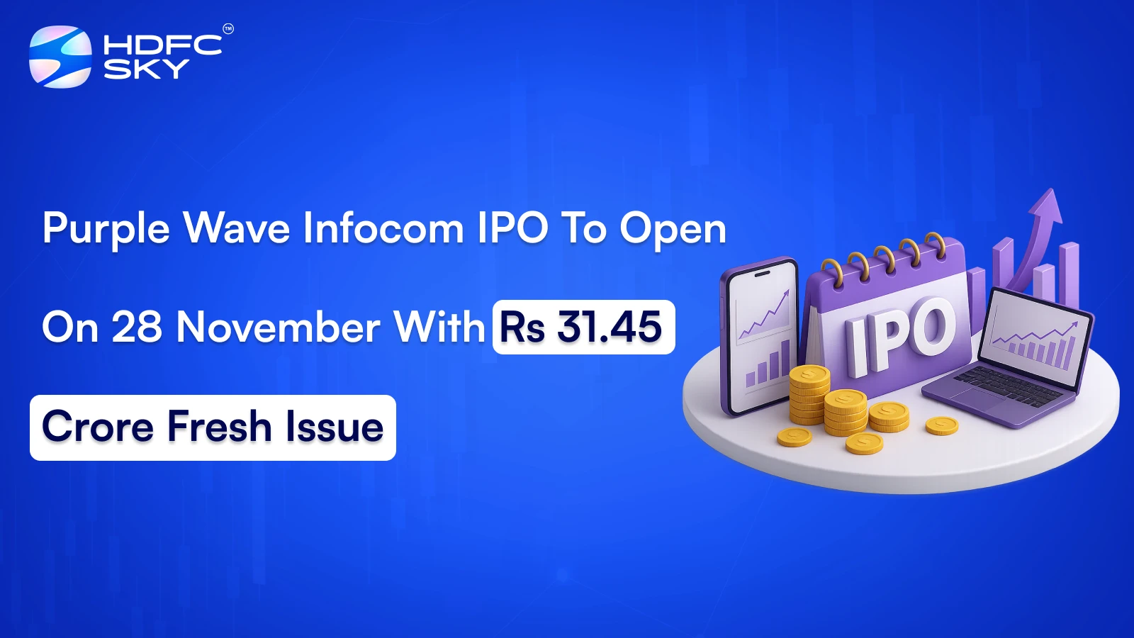 Purple Wave Infocom IPO To Open On 28 November With Rs 31.45 Crore Fresh Issue