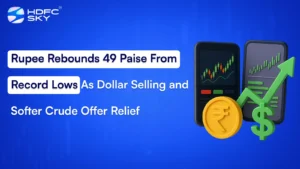 Rupee Rebounds 49 Paise From Record Lows As Dollar Selling and Softer Crude Offer Relief