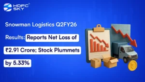 Snowman Logistics Q2FY26 Results: Reports Net Loss of ₹2.91 Crore; Stock Plummets by 5.33%