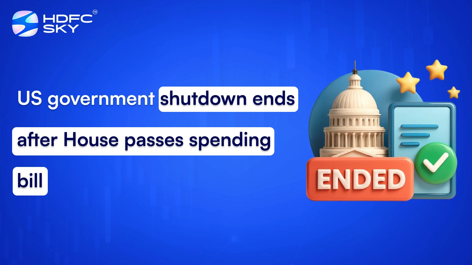 US government shutdown ends after House passes spending bill