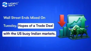 Wall Street Ends Mixed On Tuesday, Hopes of a Trade Deal with the US buoy Indian markets.