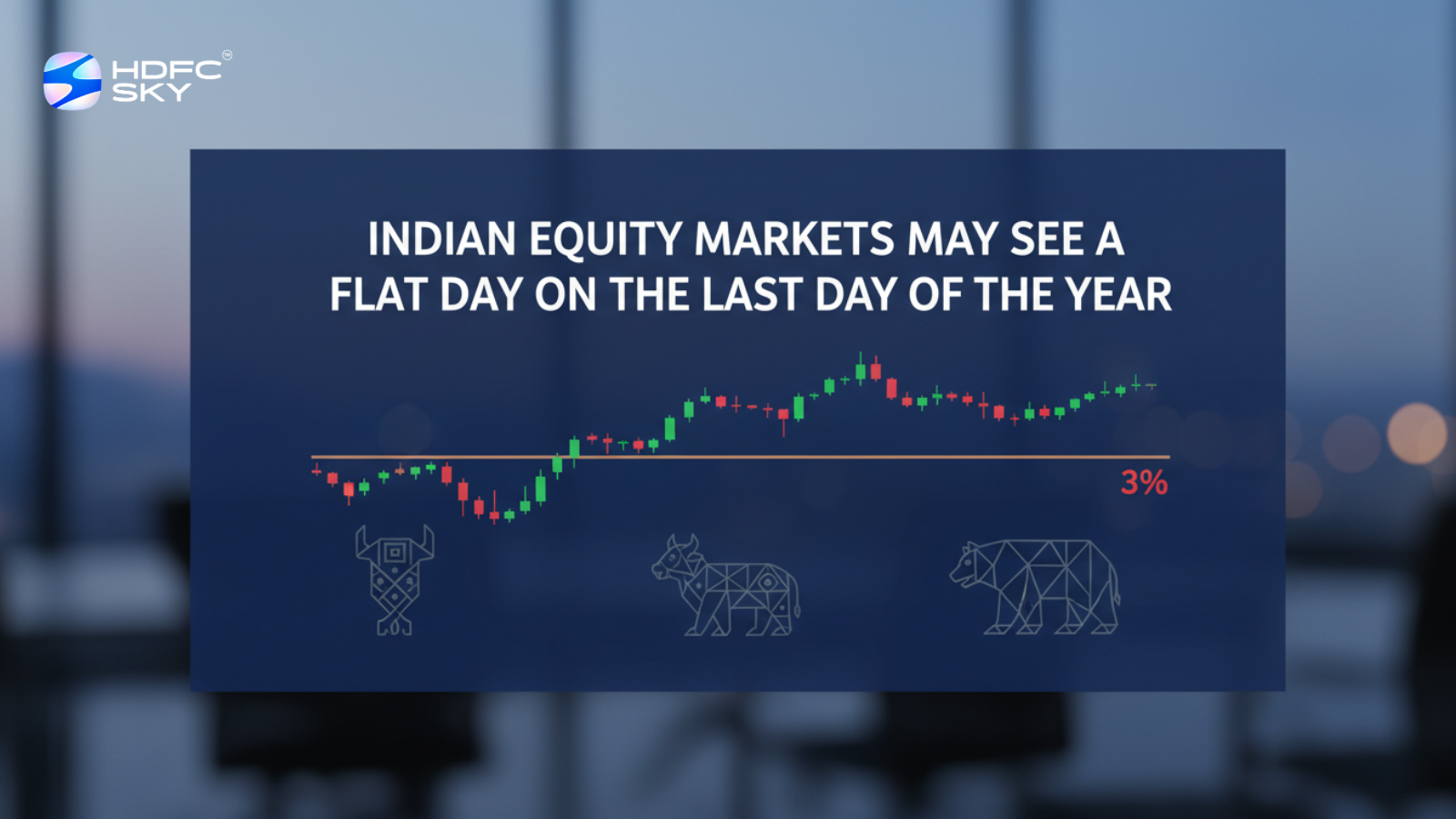 Indian equity markets may see a flat day on the last day of the year