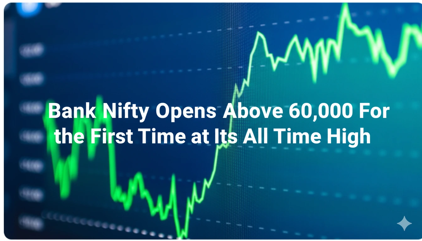 Bank Nifty Opens Above 60,000 For the First Time at Its All Time High 