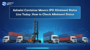 Ashwini Container Movers IPO Allotment Status Live Today: How to Check Allotment Status