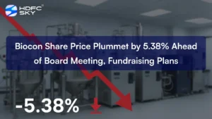 Biocon Share Price Plummet by 5.38% Ahead of Board Meeting, Fundraising Plans
