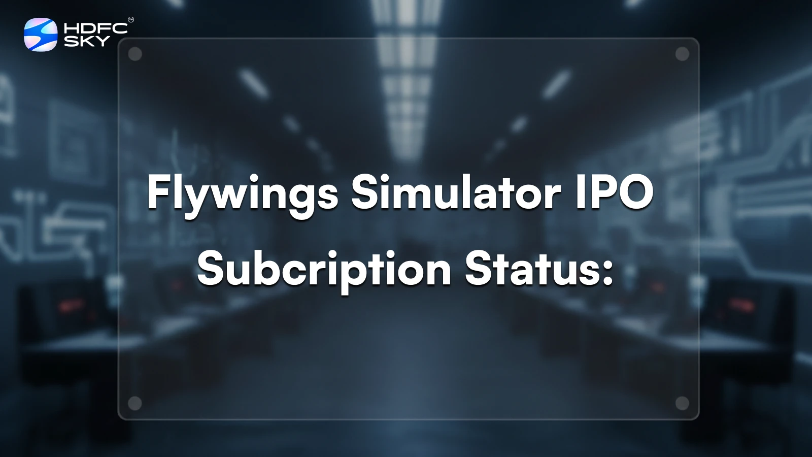 Flywings Simulator IPO Subcription Status: IPO Subscribed 1.28 Times on Day 3 So Far