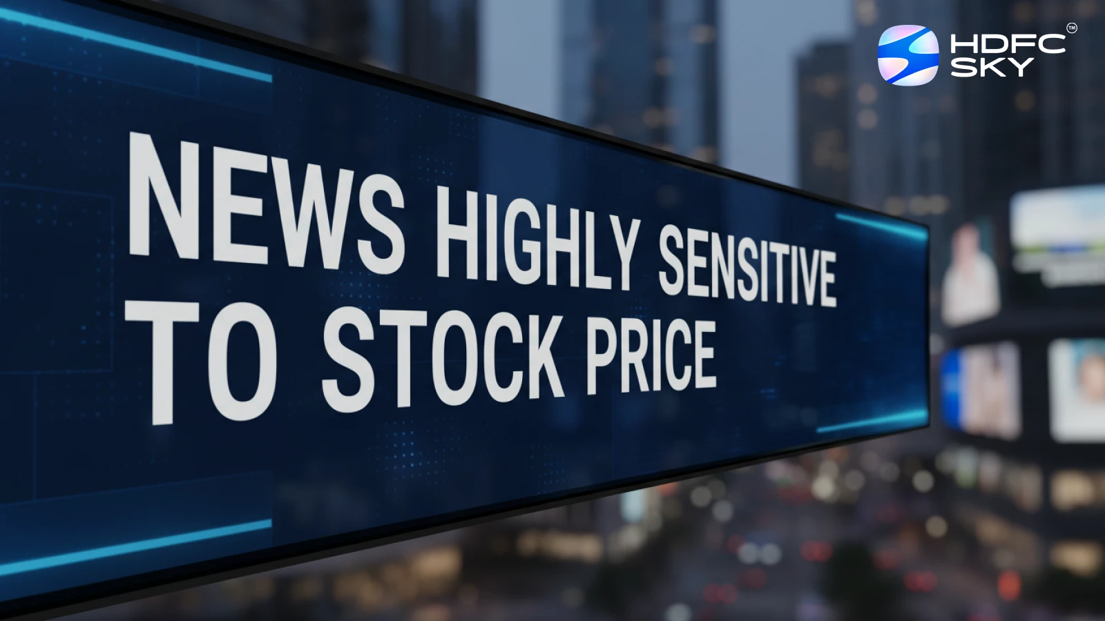 News Highly Sensitive to Stock Price