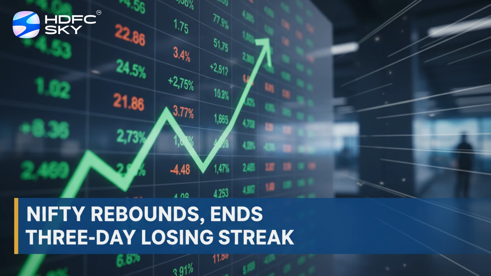 Nifty rebounds, ends three-day losing streak