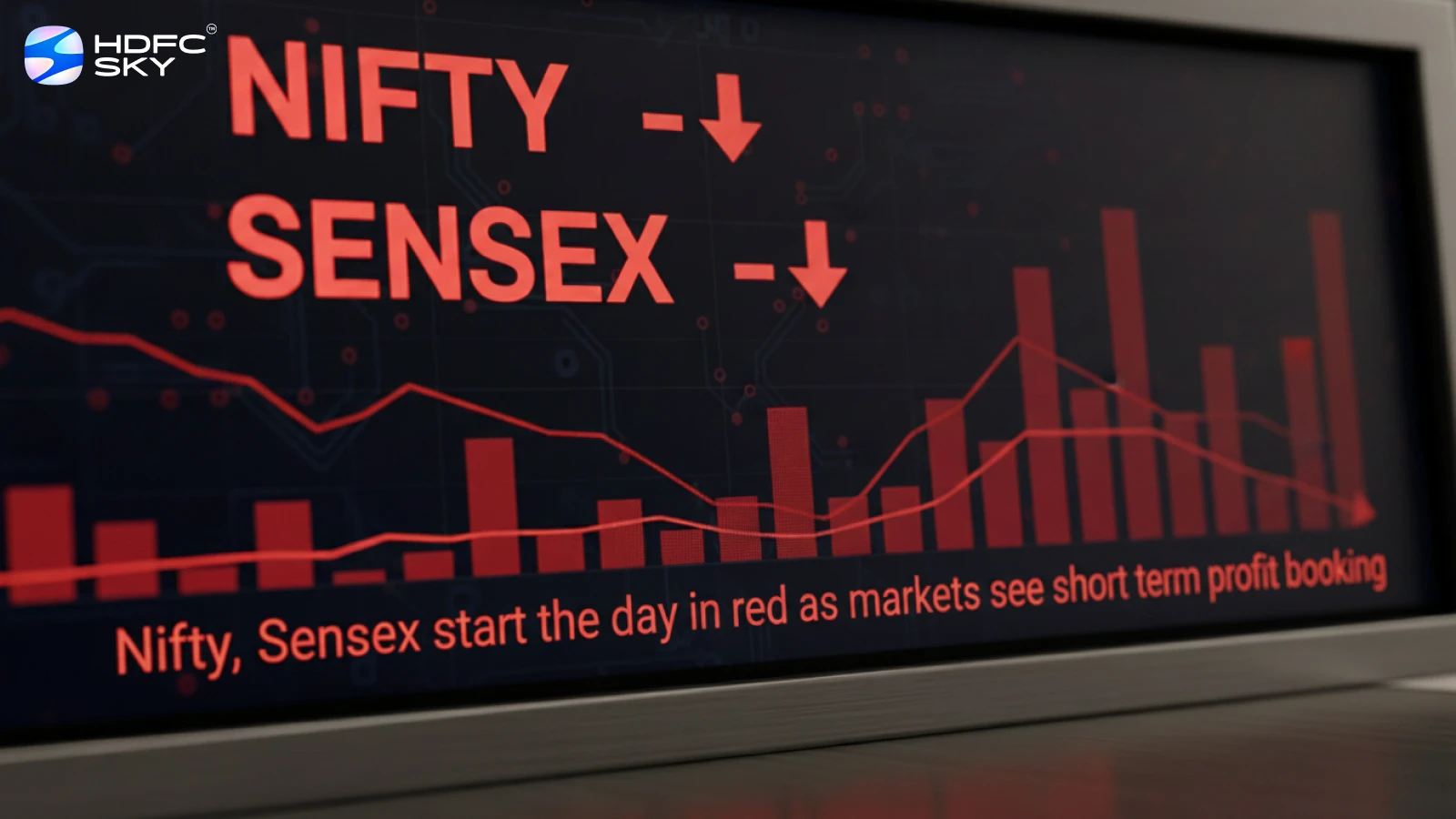 Nifty, Sensex start the day in red as markets see short term profit booking